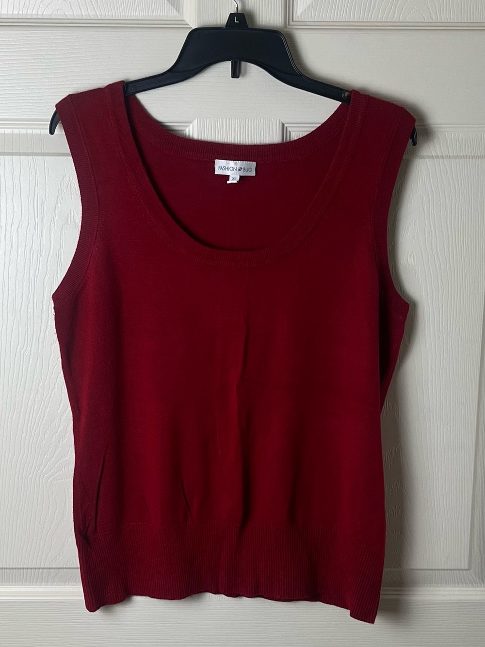 Fashion Bug Sleeveless Scoop Neck Knit Top
